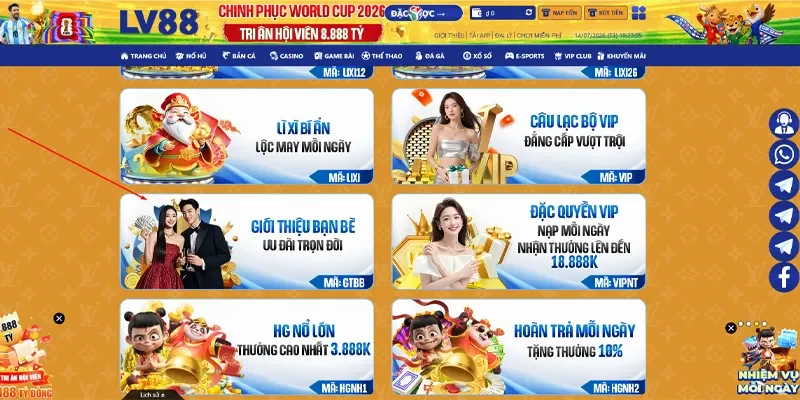 LV88 🎖️ Link Vào Nhà Cái LV88.COM Top #1 Google VN ✔️ 23 Giới thiệu LV88 cho bạn bè nhận 4 mức hoa hồng